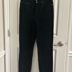 J. Crew Black Corduroy Pants